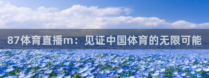 松鼠体育在线直播下载：87体育直播m：见证中国体育的无限可能